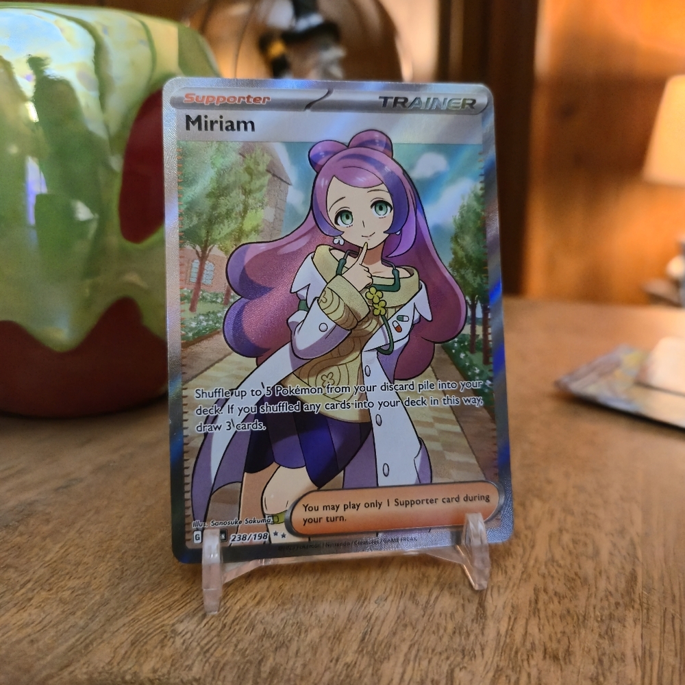 Miriam Full Art Trainer Pokémon Card - Beautiful & Rare!